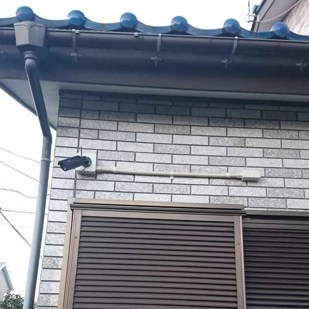 今ついている防犯カメラはそのまま使う