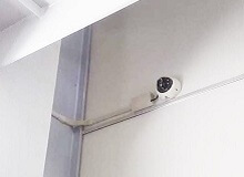 鯖江市の工場に防犯カメラ