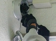 松阪市のアパート防犯カメラ設置工事