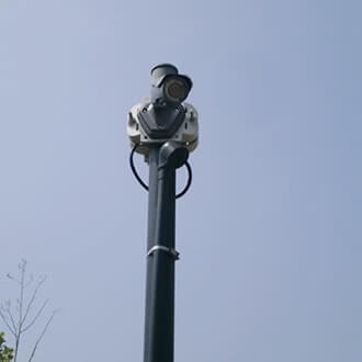 松阪市の太陽光発電所 防犯カメラ設置3
