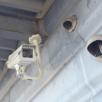瑞穂市旧工場への防犯カメラ増設