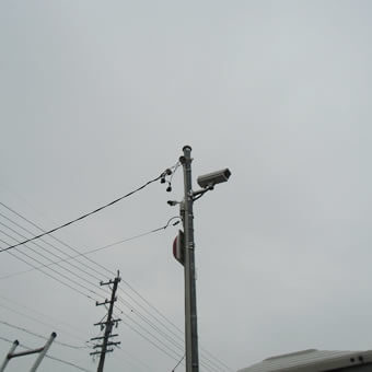 防犯カメラ取付後