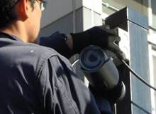 常滑市のマンションで防犯カメラ設置工事