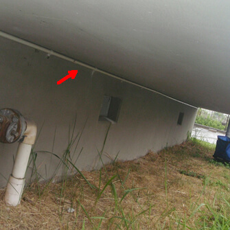 豊田市ベランダ下配管工事4
