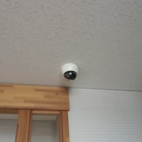 津島市の防犯カメラ工事