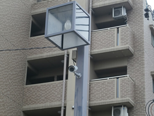 半田市賃貸マンションの防犯カメラ３