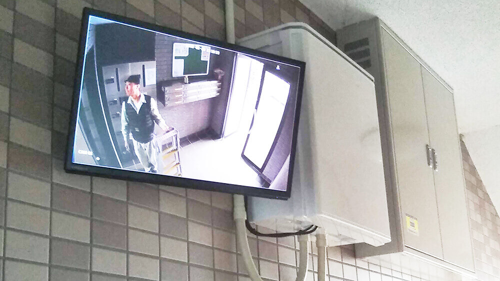 奈良県大和高田市の学生用アパートに防犯カメラトップ写真