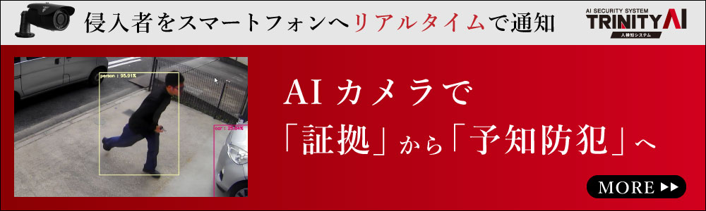 トリニティーAI(AI人検知システム)
