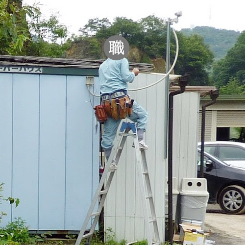 屋内への送り