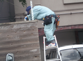 カメラ取り付け作業