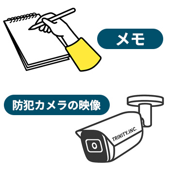 「いつ・どこで・どのように持ち去られたか」記録しておく