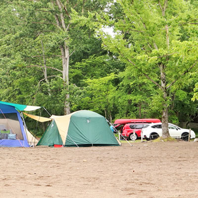キャンプ場の防犯カメラ設置