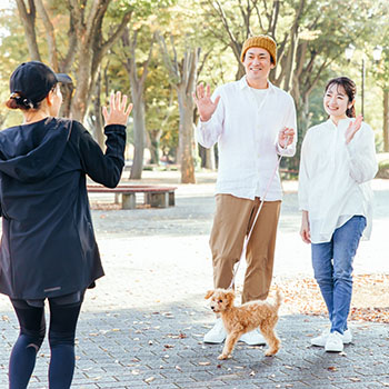 近所でのつきまとい対策