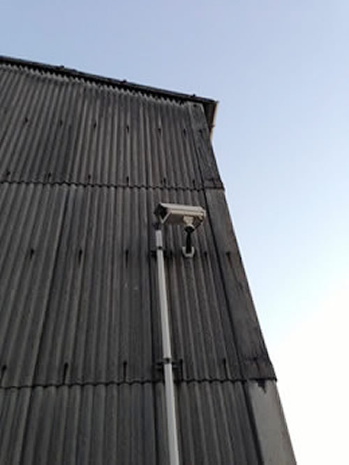 工場 防犯カメラ 設置2