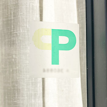 CPマーク付き防犯フィルム