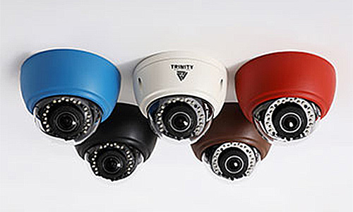 ドームカメラのカラーカバー
