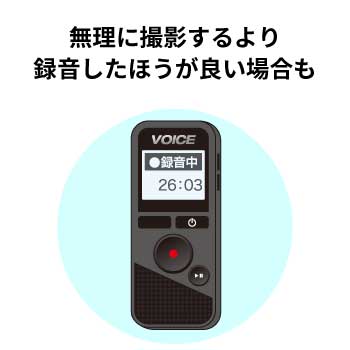 虐待にはボイスレコーダー等で音声を録画したほうが相手にばれずに証拠を確保できることも