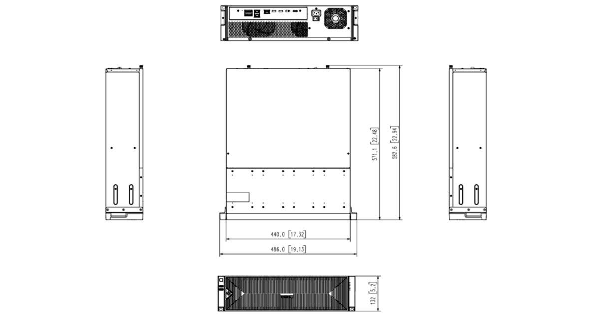 XRN-6410DB4の図面